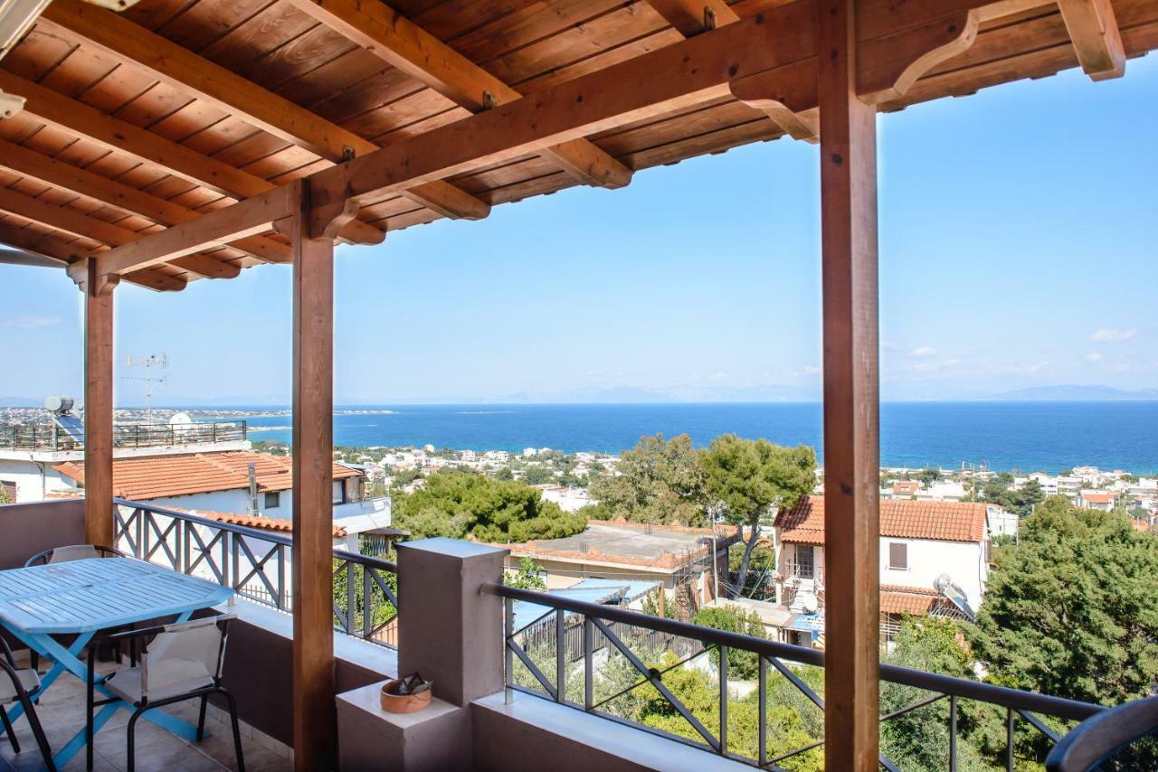 Peris Panoramic Villa Near Athens Airport Paralia  Zewnętrze zdjęcie